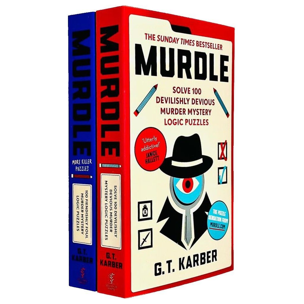 Murdle Puzzle Series Collection 2 Books Set By G.T Karber — The