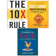 Grant Cardone 10X Rule, Creating Your Fate, Bee-come Indispensable 3 Books Set - The Book Bundle