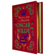 Leather-bound Tales of Art and Tragedy by Oscar Wilde, featuring elegant design and classic book cover from Wilco International LLP.