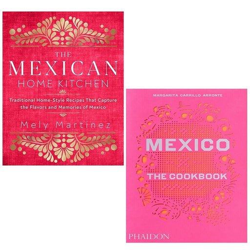 Mexican Home Kitchen,Mexico Cookbook Margarita Carrillo Arronte 2 Books Set HB - The Book Bundle