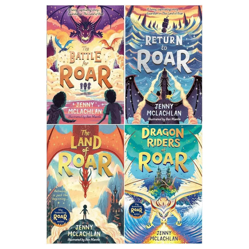 Land of Roar Series 4 Books Collection Set by Jenny McLachlan The Battle for Roar, Return to Roar - The Book Bundle