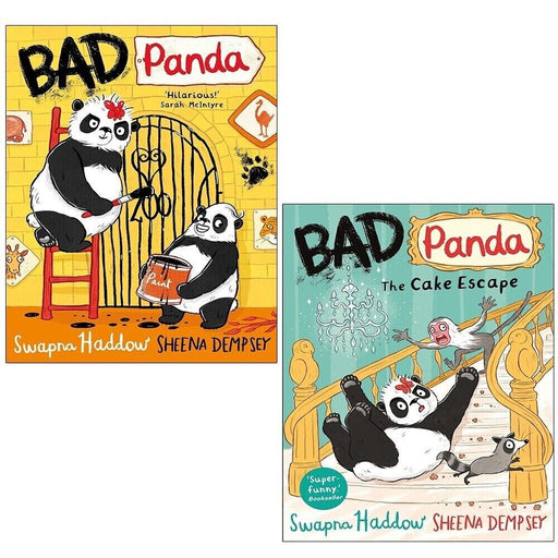 Swapna Haddow Collection 2 Books Set (Bad Panda & Bad Panda The Cake Escape) - The Book Bundle