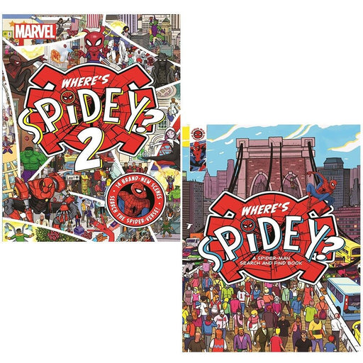 Wheres Spidey Series 2 Books Set by Marvel Entertainment International Ltd Paper - The Book Bundle