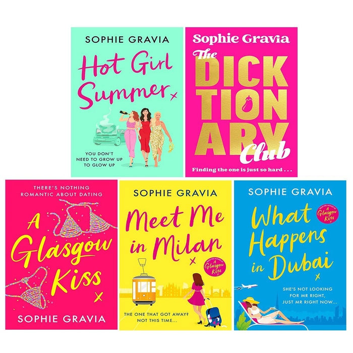 Sophie Gravia 5 Books Collection Set Dicktionary Club, Meet Me in Milan - The Book Bundle