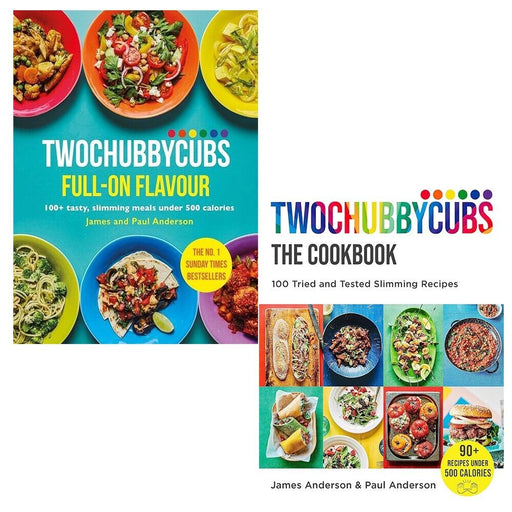 James Anderson Collection 2 Books Set Twochubbycubs Full-on Flavour, Cookbook HB - The Book Bundle