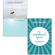 Paperback 2-book set featuring The Untethered Soul by Michael A. Singer and The Untethered Spirit by Yara Cresswell, non-fiction titles.