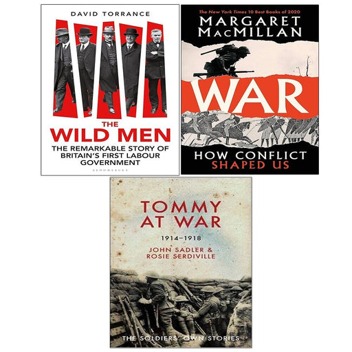 Wild Men David Torrance, War,Tommy At War John Sadler 3 Books Set Hardcover - The Book Bundle