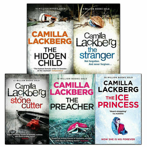 Patrik Hedstrom and Erica Falck Series (1-5) By Camilla Lackberg 5 Books Set - The Book Bundle