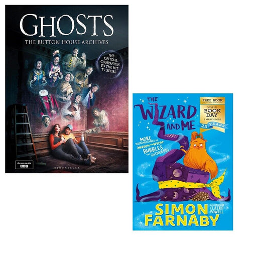 Simon Farnaby Collection 2 Books Set Ghosts Button House Archives,Wizard and Me - The Book Bundle