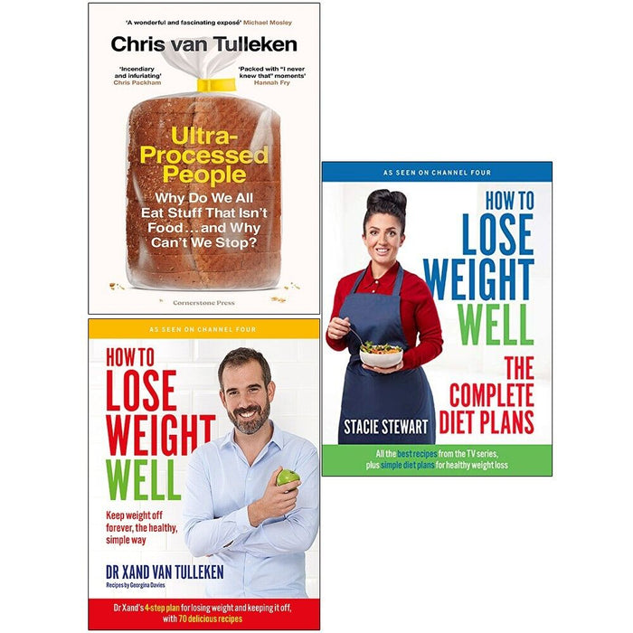 Ultra-Processed People, How to Lose Weight Well, Complete Diet Plans 3 Books Set - The Book Bundle
