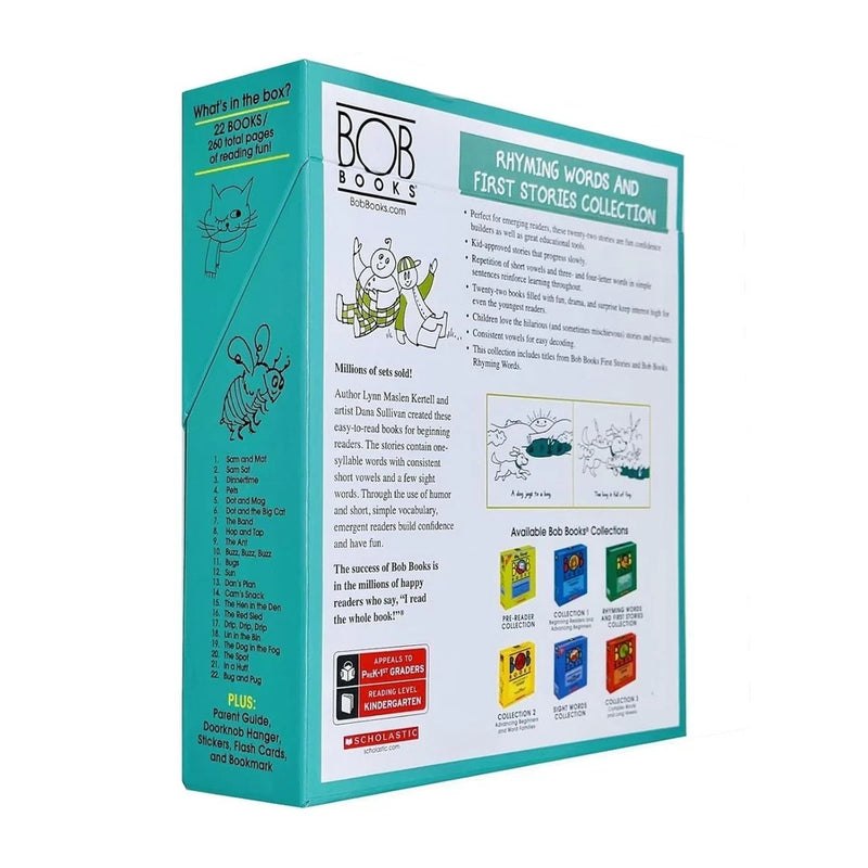 BOB Books Collection 6 Book Box Set [First Stories and Rhyming Words] - The Book Bundle