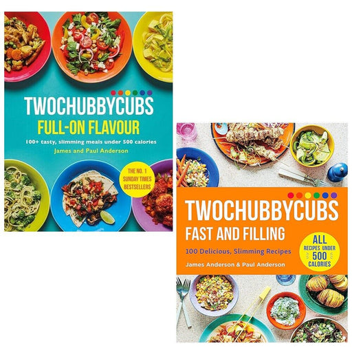 James Anderson Collection 2 Books Set Twochubbycubs Full-on Flavour,Fast Filling HB - The Book Bundle
