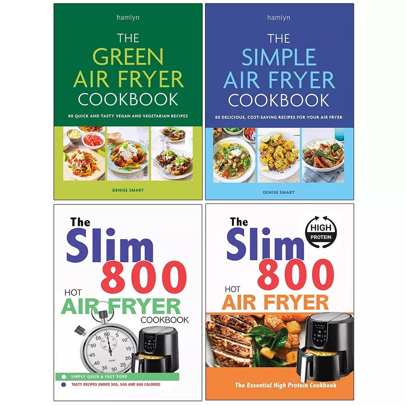 Air Fryer Cookbook Collection 4 Books Set (Green Air Fryer, Simple Air Fryer,Slim) - The Book Bundle