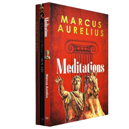 Meditations Marcus Aurelius, Art Of War,Book Of Five Rings 3 Books Set - The Book Bundle