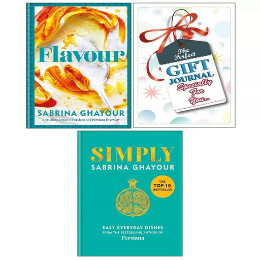 Flavour Sabrina Ghayour(HB),Special Gift Journal for You,Simply (HB) 3 Books Set - The Book Bundle