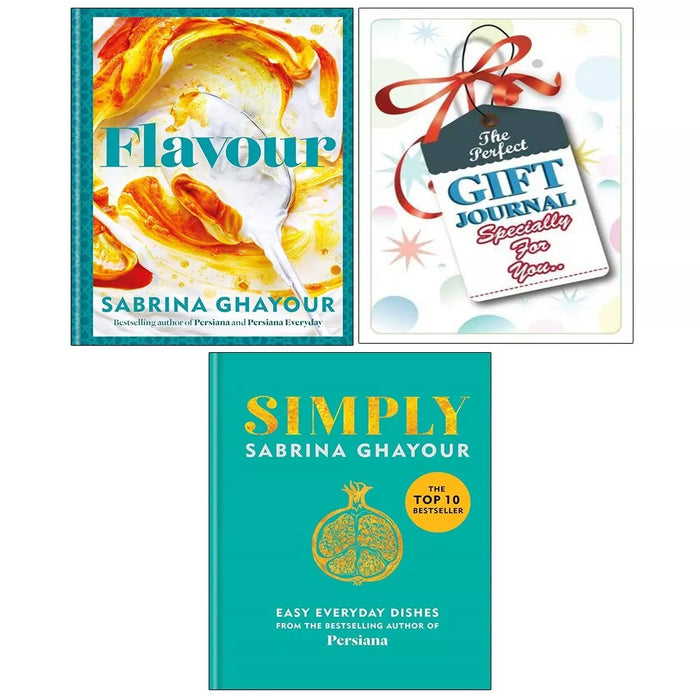 Flavour Sabrina Ghayour(HB),Special Gift Journal for You,Simply (HB) 3 Books Set - The Book Bundle