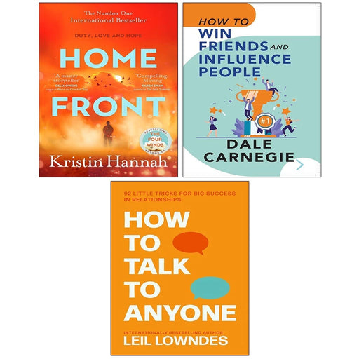 Home Front,How to Talk to Anyone,How To Win Friends Influence People 3 Books Collection Set - The Book Bundle