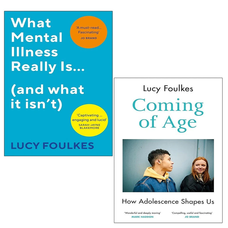 Lucy Foulkes Collection 2 Books Set Coming of Age (HB),What Mental Illness Reall - The Book Bundle