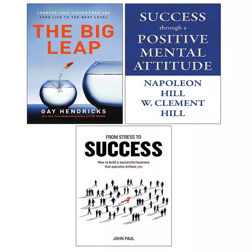 Big Leap,From Stress to Success,Success through Positive Mental Attitude 3 Books Set - The Book Bundle
