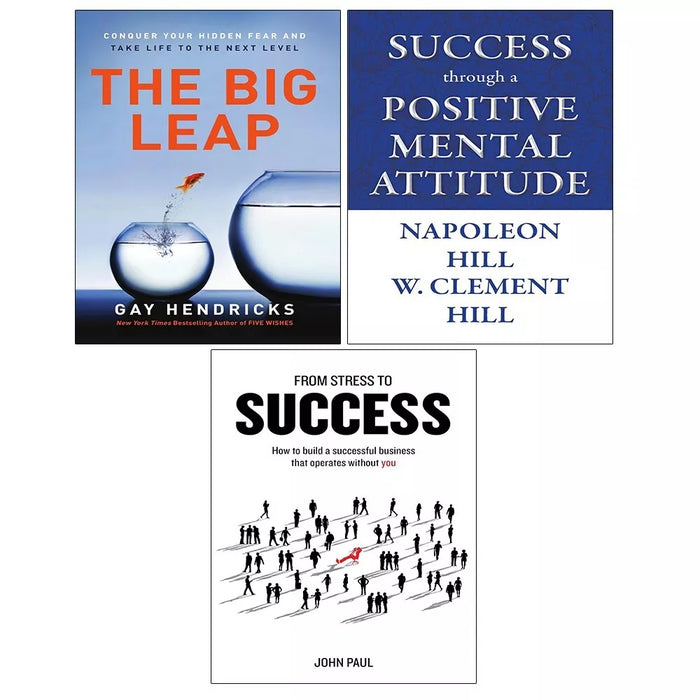 Big Leap,From Stress to Success,Success through Positive Mental Attitude 3 Books Set - The Book Bundle