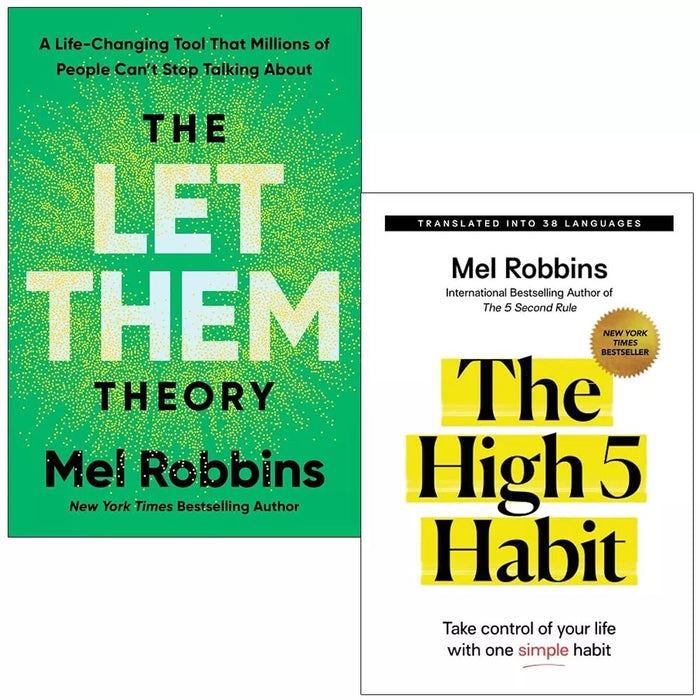 Mel Robbins Collection 2 Books Set (Let Them Theory, The High 5 Habit) - The Book Bundle
