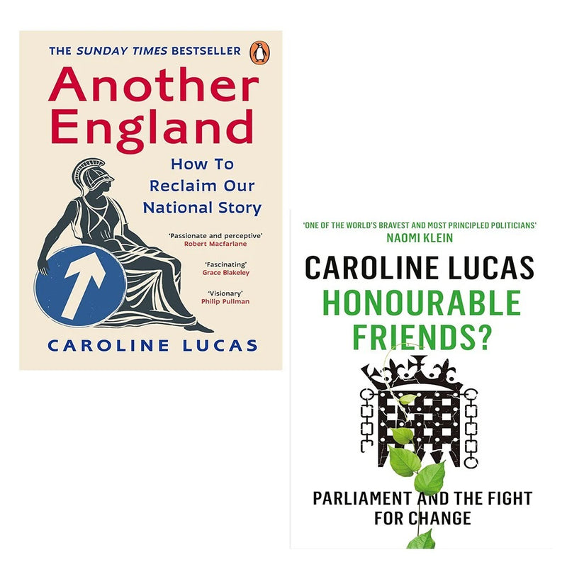 Caroline Lucas Collection 2 Books Set Another England, Honourable Friends - The Book Bundle