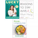 Have one to sell? Sell it yourself Lucky Louise Thompson HB, Vegan Longevity Diet,Reasons to Stay Alive 3 Books Set - The Book Bundle