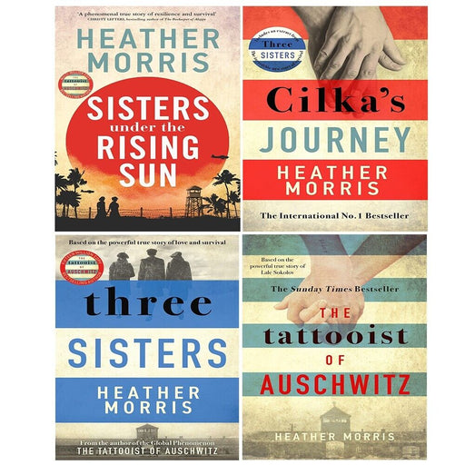 Tattooist of Auschwitz Trilogy 4 Books Set by Heather Morris Sisters under Risin - The Book Bundle
