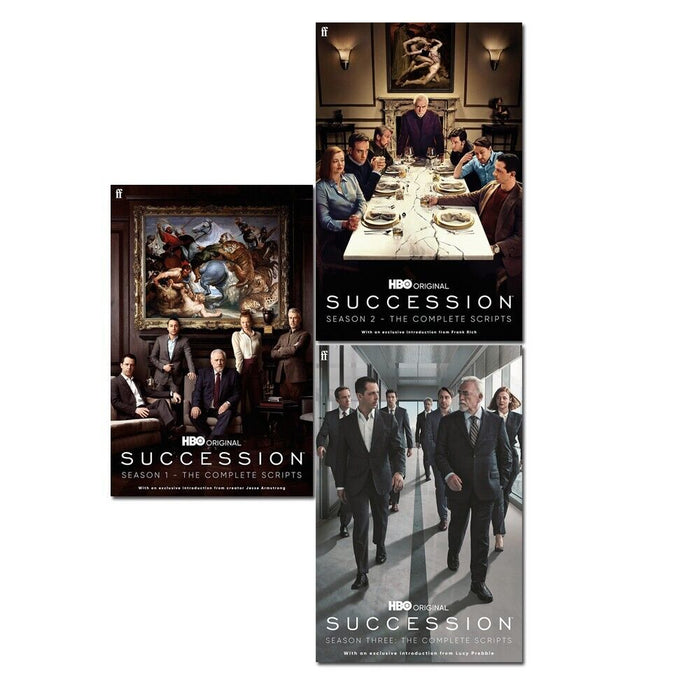 The Complete Scripts Succession Season 1-3 Books Collection Set By Jesse Armstrong - The Book Bundle
