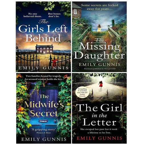Emily Gunnis Collection 4 Books Set Girls Left Behind, Girl in the Letter,Midwif - The Book Bundle