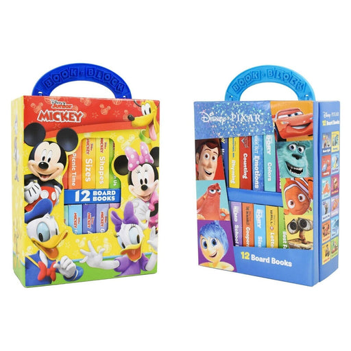 Disney Junior Mickey Mouse Clubhouse,Disney Pixar My First Library 24 Books Box Set - The Book Bundle