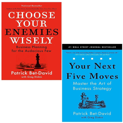 Patrick Bet-David Collection 2 Books Set Choose Your Enemies Wisely HB,Your Next - The Book Bundle