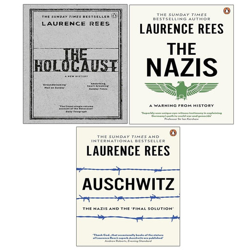 Laurence Rees Collection 3 Books Set Holocaust, Nazis Final Solution, Auschwitz - The Book Bundle