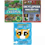 Minecraft Catch Creeper Other Mobs,Stampy Cat HB,Unofficial Encyclopedia 3 Books Set - The Book Bundle