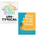 Pete Wharmby Collection 2 Books Set Untypical (HB), What I Want to Talk About - The Book Bundle