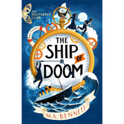 Welbeck Flame The Butterfly Club Collection by M.A. Bennett featuring three mystery adventure books: Ship of Doom, Mummy's Curse, Mona Lisa.