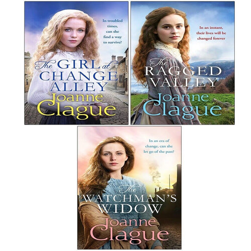 Sheffield Sagas 3 Books Collection Set by Joanne Clague Ragged Valley, Watchman - The Book Bundle