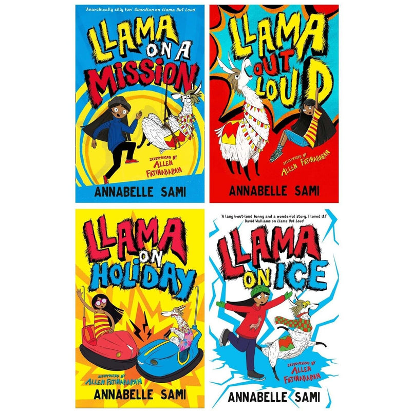 Llama Out Loud Series Collection 4 Books Set by Annabelle Sami Llama on Holiday - The Book Bundle