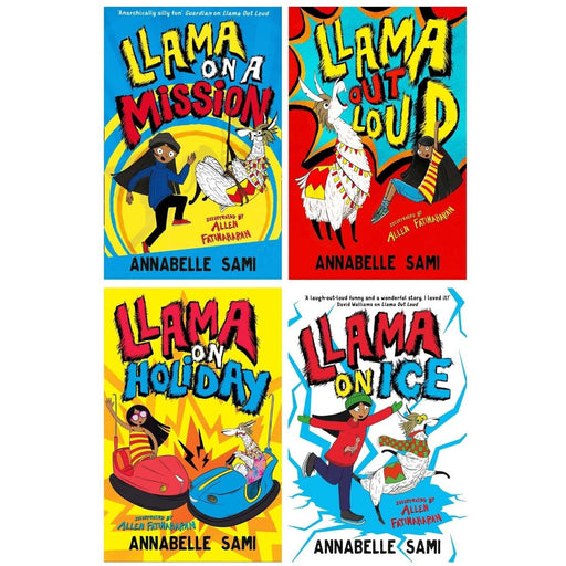 Llama Out Loud Series Collection 4 Books Set by Annabelle Sami Llama on Holiday - The Book Bundle