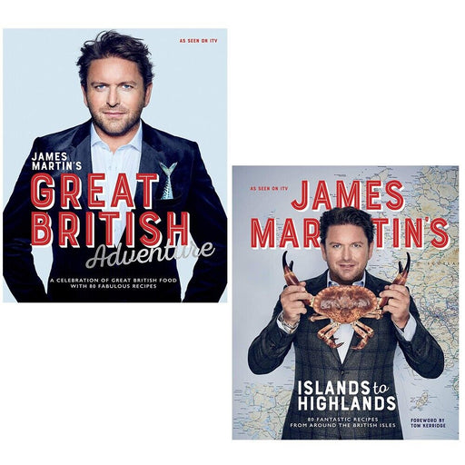 James Martin Collection 2 Books Set Great British Adventure,Islands to Highlands - The Book Bundle