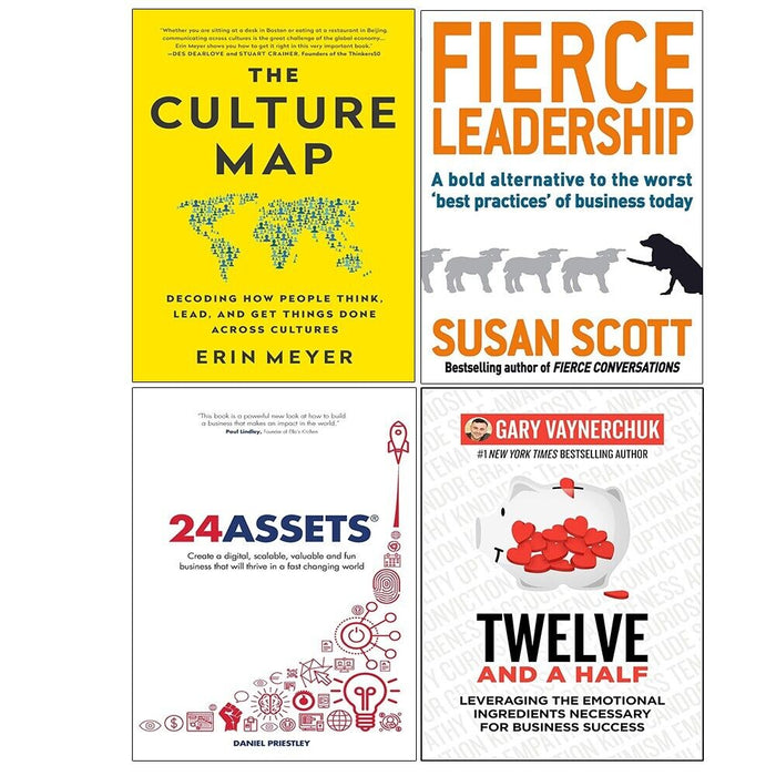 Hover to zoom Have one to sell? Sell it yourself Culture Map Erin,Twelve and a Half (HB),24 Assets,Fierce Leadership 4 Books Set - The Book Bundle