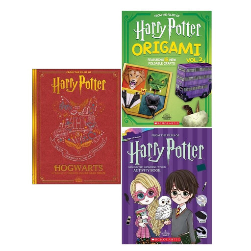 Have one to sell? Sell it yourself Harry Potter Collection 3 Books Set Hogwarts, Origami Vol 2, Foil Wonders - The Book Bundle