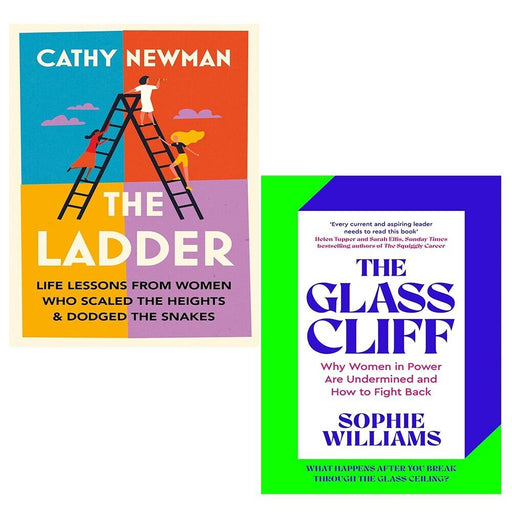 Ladder Cathy Newman, Glass Cliff Sophie Williams 2 Books Set Hardcover - The Book Bundle