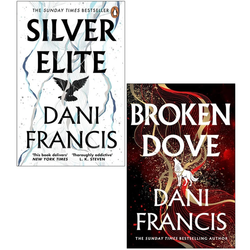 Broken Dove and Silver Elite 2 book collection by Dani Francis featuring fiction titles in mixed formats, published by Penguin/Del Rey.