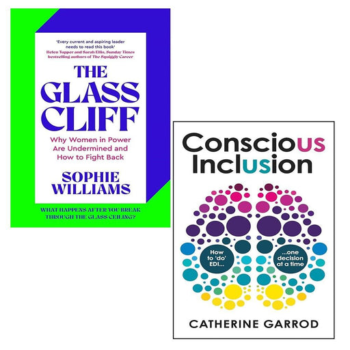 Glass Cliff Sophie Williams (HB), Conscious Inclusion Catherine Garr 2 Books Set - The Book Bundle