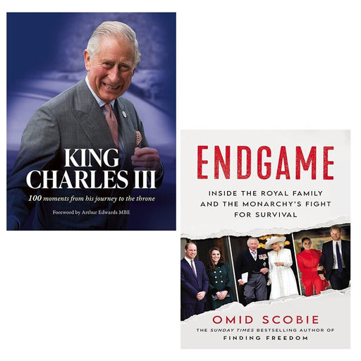 King Charles III The Sun, Arthur Edwards (HB), Endgame Omid Scobie 2 Books Set - The Book Bundle