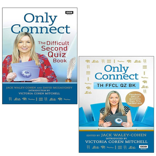 Only Connect Jack Waley-Cohen 2 Books Set Official Quiz, Difficult Second Quiz - The Book Bundle