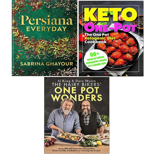 Persiana Everyday,Hairy Biker One Pot Wonders,One Pot Ketogenic Diet 3 Books Set - The Book Bundle