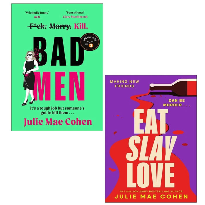 Julie Mae Cohen 2 Books Collection Set Bad Men, Eat Slay Love - The Book Bundle