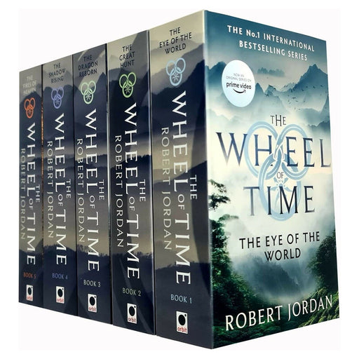 Robert Jordan The Wheel of Time Collection 5 Books Set Series 1 Book 1-5 - The Book Bundle